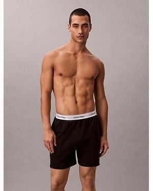Calvin Klein Pyjama Shorts Icon Cotton - Black
