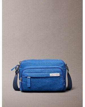 Calvin Klein Denim Camera Bag - Blue