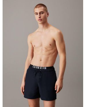Calvin Klein Double Waistband Swim Shorts - Multicolour