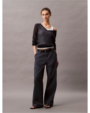 Calvin Klein Calvin Klein Utility Canvas Cargo Pant - Gray