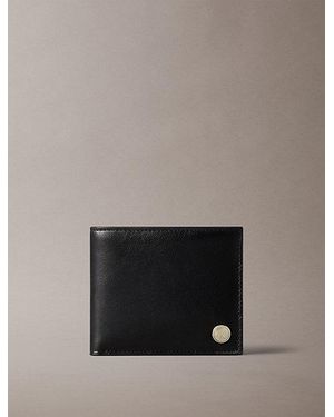 Calvin Klein Leren Billfold Rfid-Portemonnee - Zwart