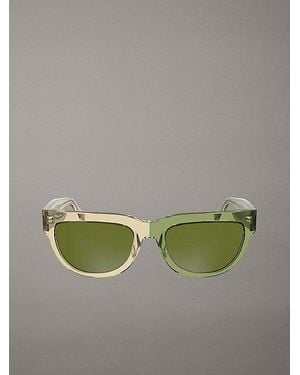 Calvin Klein Cat Eye Zonnebril Ckj25600S - Groen