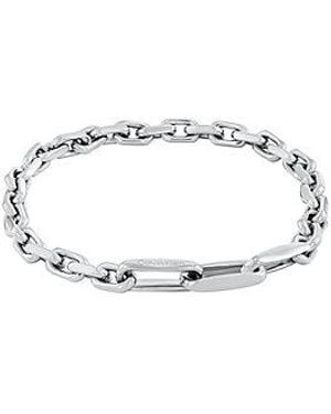 Calvin Klein Pulsera de eslabones esculpidos - Metálico