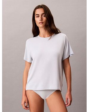 Calvin Klein Relaxed T-Shirt Ultra Soft Modal - White
