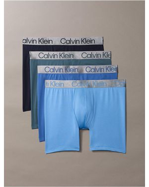 Calvin Klein Chromatic 4-Pack Boxer Brief - Blue