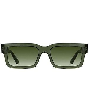 Calvin Klein Rectangle Sunglasses - Green