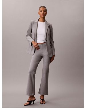 Calvin Klein Ponte Flared Pants - Multicolor
