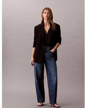 Calvin Klein Relaxed Barrel Jeans - Blue