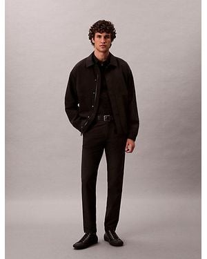 Calvin Klein Pantalón técnico slim - Negro