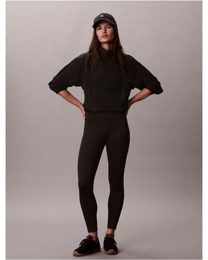 Calvin Klein Quick-Dry High-Rise 7/8 Gym Leggings - Black