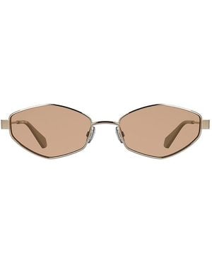 Calvin Klein Modified Rectangle Sunglasses - White