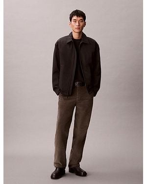 Calvin Klein Jeans 90S Straight Corduroy Chino Trousers - Brown