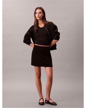 Calvin Klein Mini Skirt - Brown