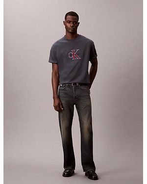 Calvin Klein Jeans Monologo Graphic Relaxed T-Shirt - Multicolour