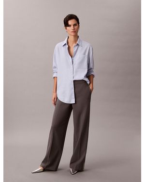 Calvin Klein Stretch Track Trousers - Grey