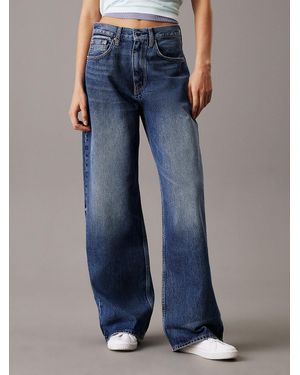 Calvin Klein Wide Leg Jeans - Blue