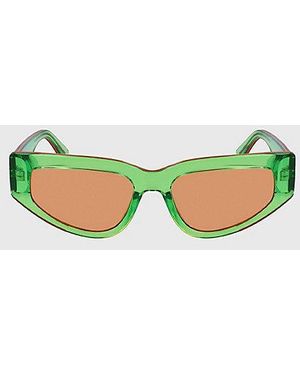 Calvin Klein Jeans Cat Eye Sunglasses - Green