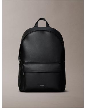 Calvin Klein Pebble Round Backpack - Gray
