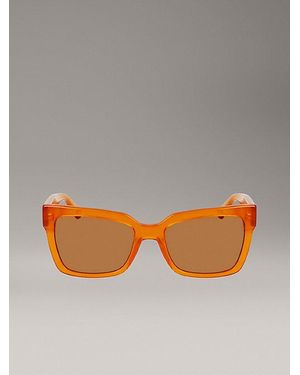 Calvin Klein Jeans Modified Rectangle Sunglasses Ckj24606S - Grey