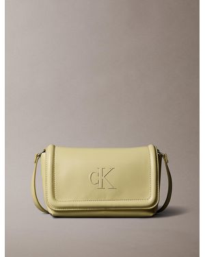 Calvin Klein Logo Soft Touch Crossbody Bag - Natural