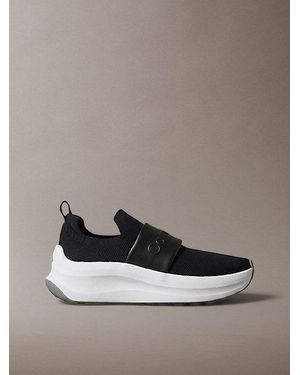 Calvin Klein Ck Volumax Slip On Runner Trainers - Black