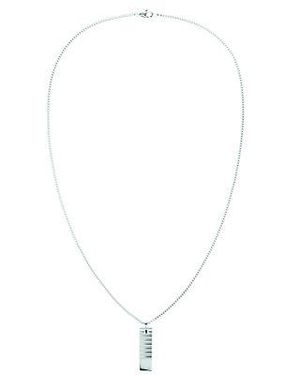 Calvin Klein Rectangular Pendant Necklace - White