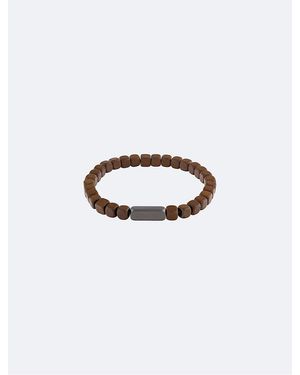 Calvin Klein Square Bead Bracelet - White