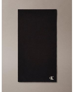 Calvin Klein Signature Logo Scarf - Black