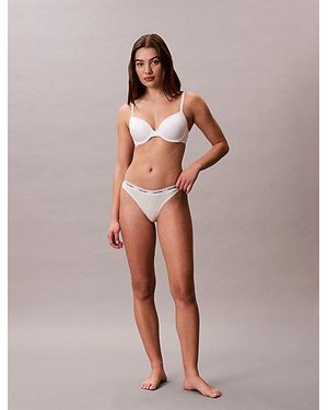 Calvin Klein Thong Icon Logo - Pink