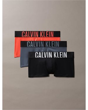 Calvin Klein Intense Power 3-Pack Low Rise Trunk - Gray