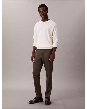 Calvin Klein Cotton Sateen Slim Tapered Chino Pants - Multicolor