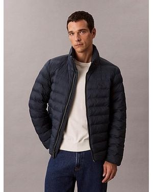 Calvin Klein Jeans Lightweight Nylon Puffer Jacket - Blue