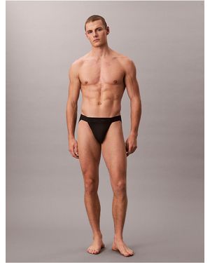 Calvin Klein Microfiber Lace Sport Brief - Pink