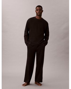 Calvin Klein Trousers Pyjama Set - Black