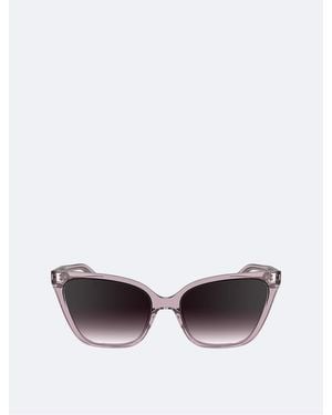 Calvin Klein Cat Eye Sunglasses - White