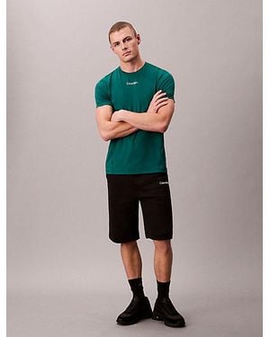Calvin Klein Sport Breathable Quick Dry Gym T-Shirt - Green