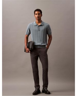 Calvin Klein Cotton Flex Chino - Gray