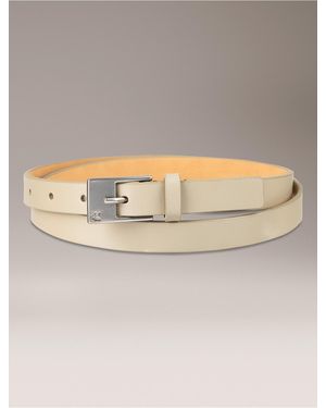 Calvin Klein Slim Harness Buckle Belt - Gray