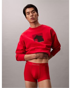 Calvin Klein Low Rise Trunks - Red