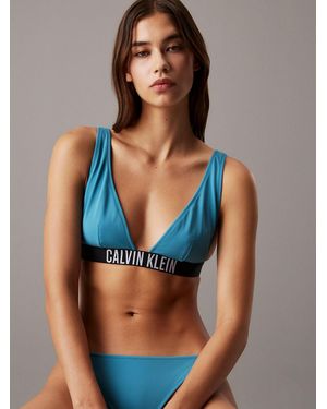 Calvin Klein Bralette Bikini Top - Blue