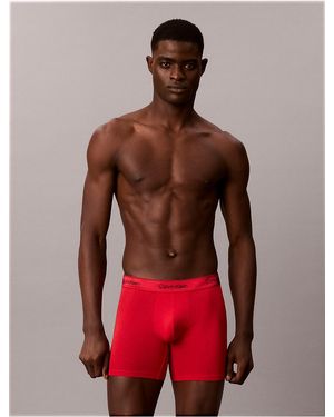 Calvin Klein Icon Cotton Stretch Limited Edition Boxer Brief - Red