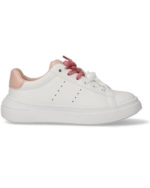 Calvin Klein Kids Signature Logo Trainers - White
