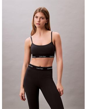 Calvin Klein Low Impact Sports Bra - Black