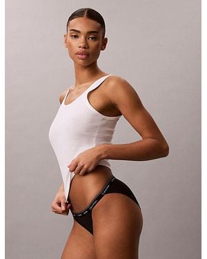 Calvin Klein Bikini Briefs Icon Lace - Brown