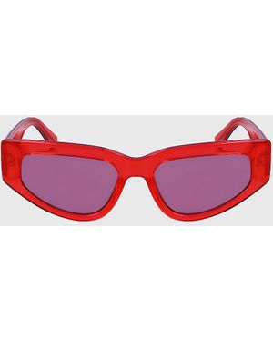 Calvin Klein Cat Eye Sunglasses Ckj23603S - Red
