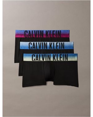 Calvin Klein Intense Power Limited Edition 3-Pack Low Rise Trunk - Blue