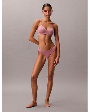 Calvin Klein Licht Gevoerde Bralette - Roze
