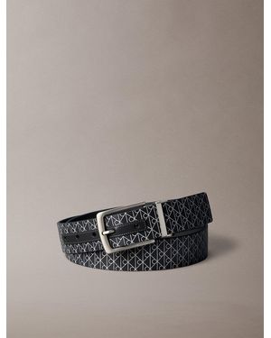 Calvin Klein Reversible Logo Belt - Grey