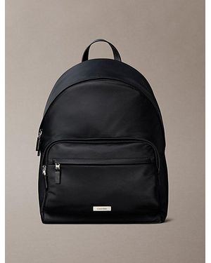 Calvin Klein Matte Nylon Rugzak - Zwart