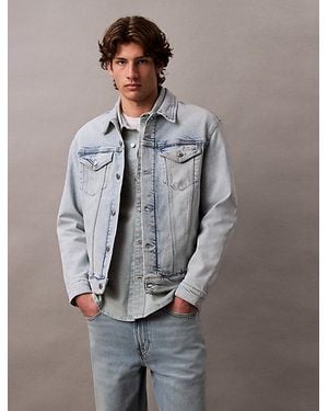 Calvin Klein Slim Spijkerjas - Grijs